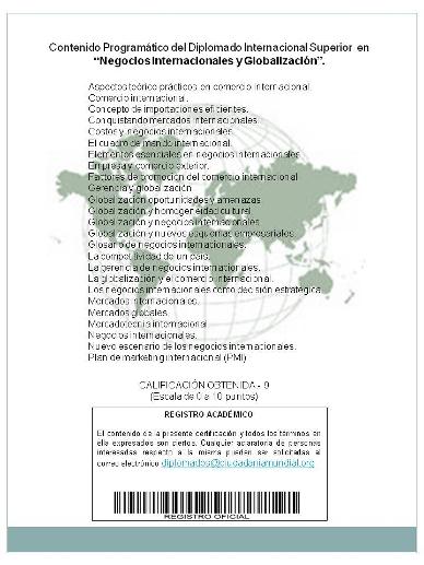 diploma,diploma internacional